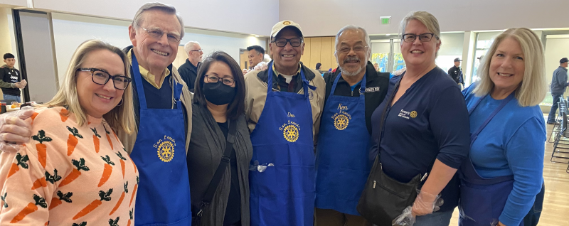 Serving a Thanksgiving Meal to San Leandro Seniors